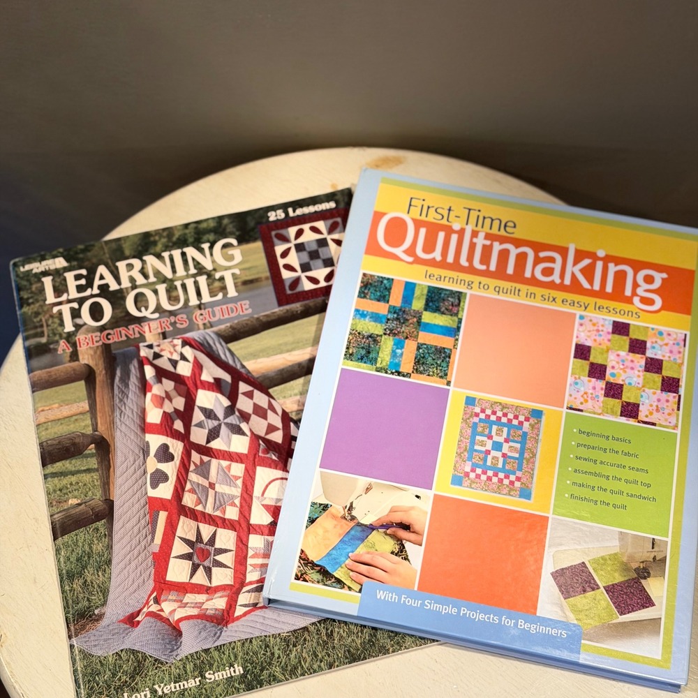 First Time Quiltmaking Learning to Quilt A Beginners Guide Book Lot